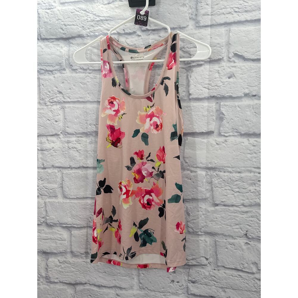 Athleta Shanti Ping Floral Tank Small